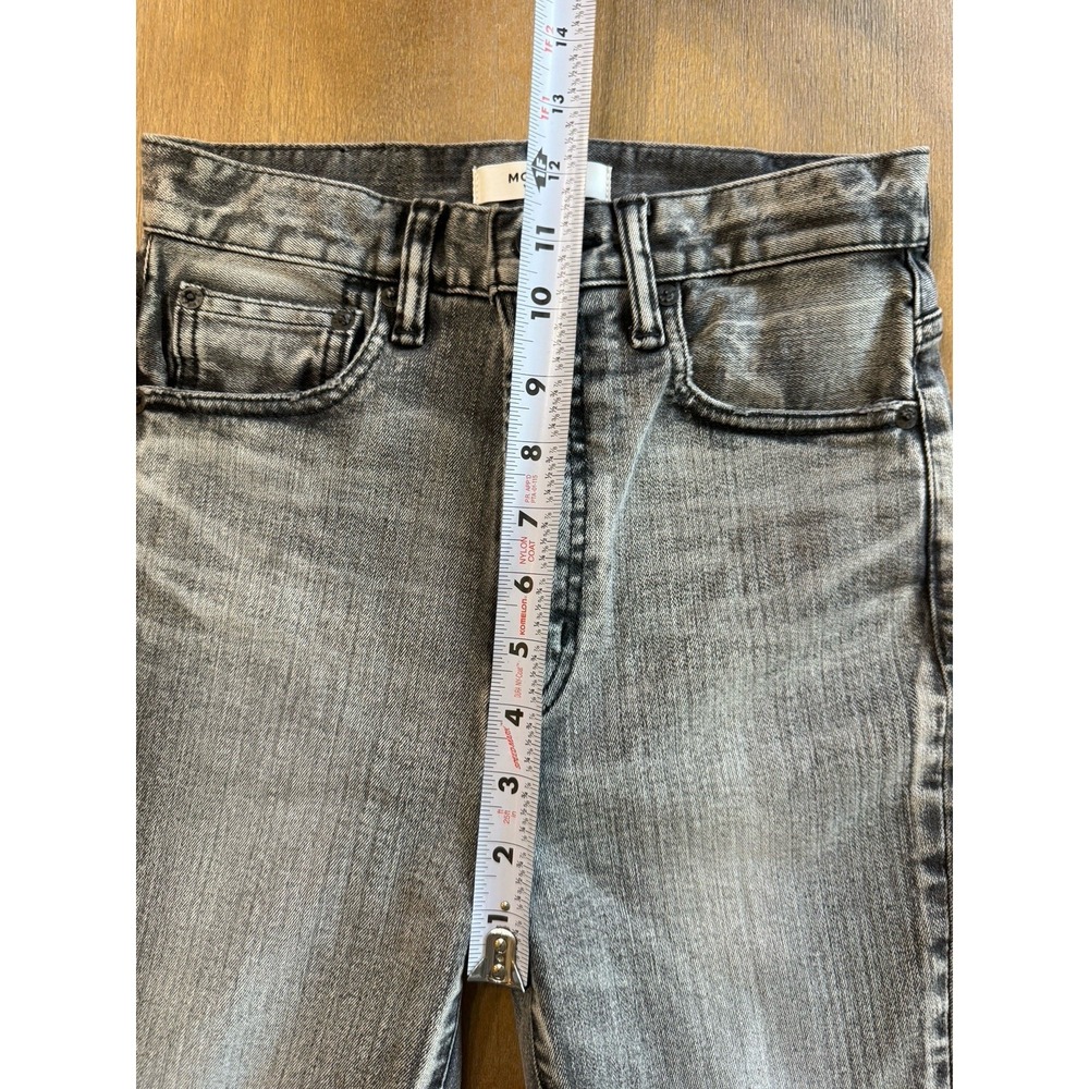 Moussy Vintage Women's Size 25 Jeans High Rise Stretch Gray Wash - Picture 6 of 16